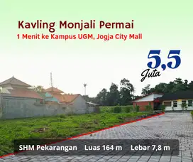 Tanah SHM Murah: 1 Menit UGM, Dekat Jalan Palagan Sleman