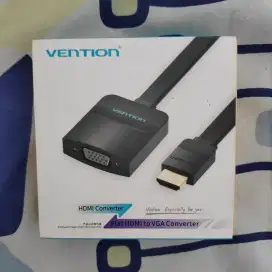 Vention HDMI to VGA Converter (Audio + Power Port)  Mulus Jarang Pakai
