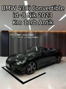 BMW 430i Convertible 2024 Hijau Cabriolet id-8 D66LIA Km11rb Nik 2023