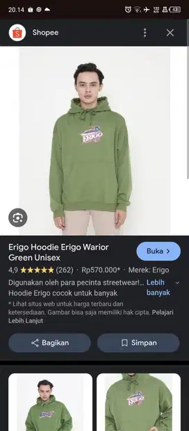 Jual Jaket Erigo