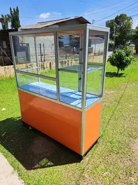 Steling Jualan Ukuran 150x55x170 cm (ACP & Keramik) Siap Pakai