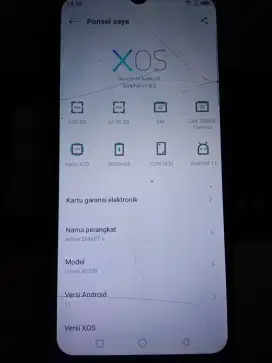 Fokus mahar infinix smart 6 ram 3/64 kel, hp+casan aja lcd masih ori