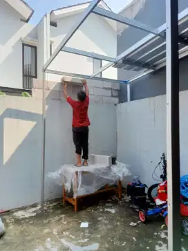 Kanopi bajaringan ganti atap rumah