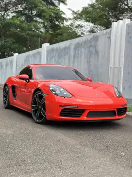 Porsche Cayman 718 2018 LAVA ORANGE TERIMA TUKER TAMBAH BU CASH