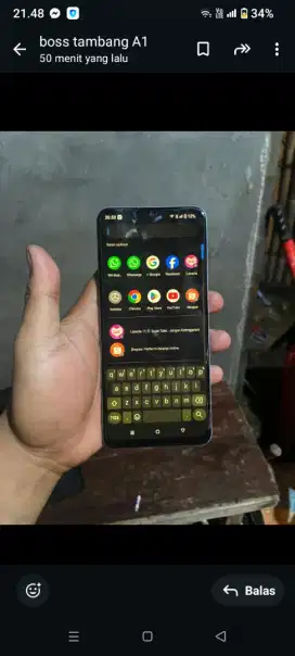 HP REALME NOT 50 JUAL