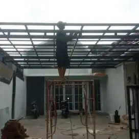 Tkang kanopi ganti atap rumah