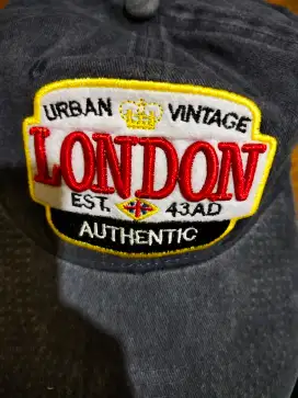 Topi london vintage 2000 original langka