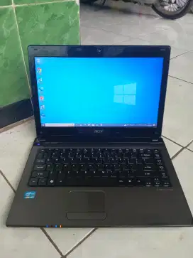 Laptop Acer 4750 core i3 Ram 4gb hardisk 500gb