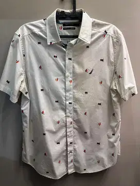 nautica tshirt / polo / kemeja putih