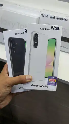 Samsung a56 8/256 garansi resmi free travel adaptor