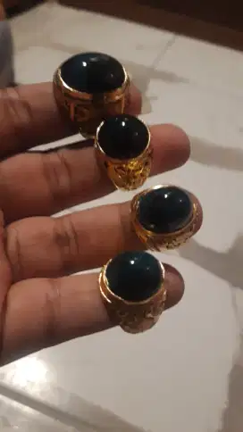 Bacan 4 pcs ring alpaka mantap