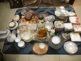 Vintage lodor, pisin, mangkok dll