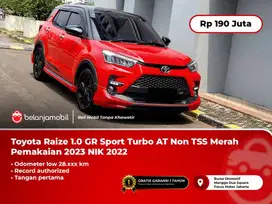 [ LOW KM ] Toyota Raize 1.0 GR Sport Turbo AT Non TSS Merah 2022/2023