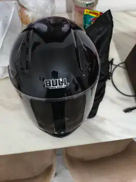 Helm Bull Full hitam black