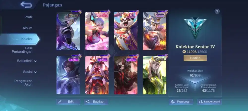 JUAL AKUN MOBILE LEGEND AMAN DAN AMANAH