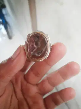 Batu akik gambar motif orang