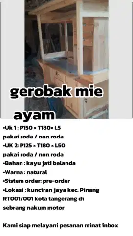 Gerobak mie ayam