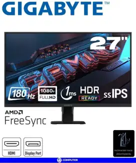 [GARANSI] Monitor Gigabyte 27 GS27FA FHD 180Hz AMD Freesync 1ms HDR