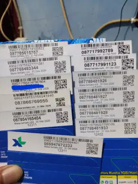 XL nomor cantik
