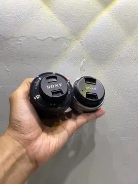 LENSA 16MM dan 16-50MM SONY KONDISI LAYAK