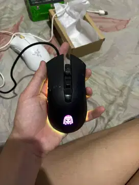 JUAL MOUSE GAMING DA LUNA MURMER AJA 150NEGO SAMPE JADI