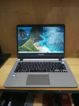 Asus X407MA N4000 DDR4 4GB SSD 128GB & HDD 1 TB LED 14 Baterai 2 Jam