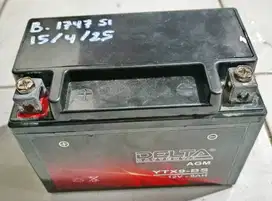 Aki Accu 9AH Motor Kawasaki Ninja 250 FI / Z250 Delta Seri YTX9-BS