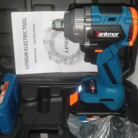 bor impact wrench brushless set koper 2 baterai baru no tt/bt