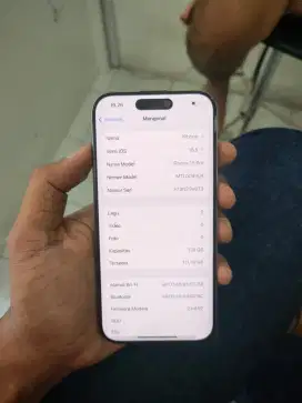 Iphone 15 pro 128 ibox bh91% garansi agustus