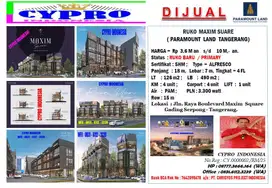 GEDUNG HIGH CLASS MAXIM SQUARE VICTORIA CENTRAL DISTRIC SERPONG