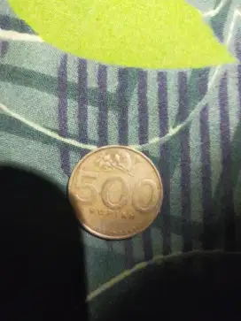 Koin kuno 500 perak 2001