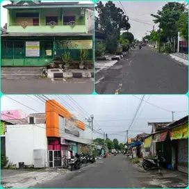 Tanah dan bangunan rumah pinggir jalan utama mergangsan