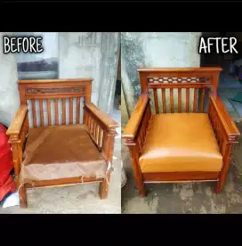 JASA SERVICE KURSI TAMU KAYU