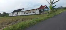 Tanah dan bangunan jalan godean KM 11 pinggir jln aspal