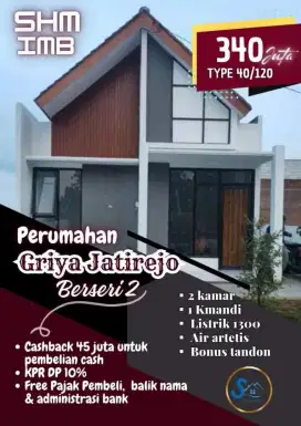 Rumah murah KPR DP 0%