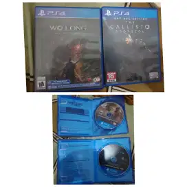 Kaset PS4 seken Judul Wo Long dan Calisto Protocol
