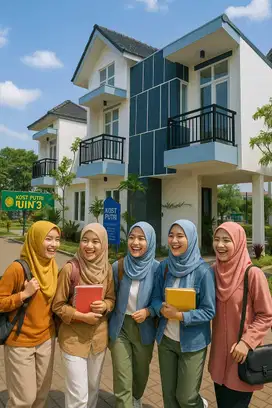 Dijual rumah kos lokasi strategis selangkah kampus uin