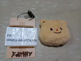 Dompet Koin Cokelat Kepala Beruang