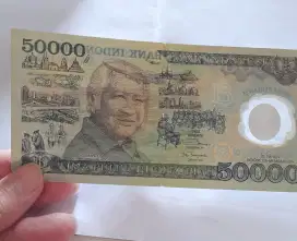 Koleksi missprint polymer 50 rb soeharto