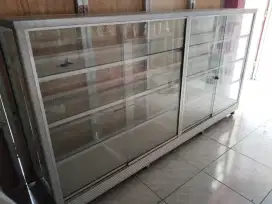 Etalase sembako panjang 2 meter mulus