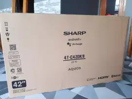 Sharp android tv 42 inch 42DK1i layar 4K UHD