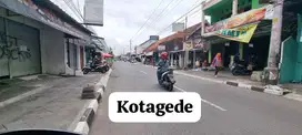 Tanah strategis pinggir jalan besar kemasan kotagede