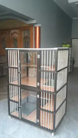 Kandang kucing 2 pintu