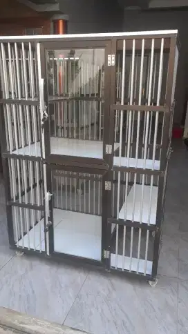 Kandang kucing 2 pintu