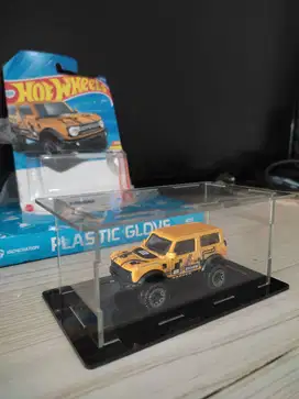 Showcase akrilik bening untuk Diecast Mobil Hotwheels skala 1:64