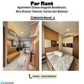 Apartment Taman Anggrek Residences,Bisa Disewa Tahunan, Harian Bulanan