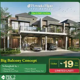 PERMATA HIJAU RESIDENCES PIK2, Uk 8x20. Konsep Big Balcony