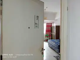 Di sewakan apartement Type Studio Lantai Rendah hadap Selatan
