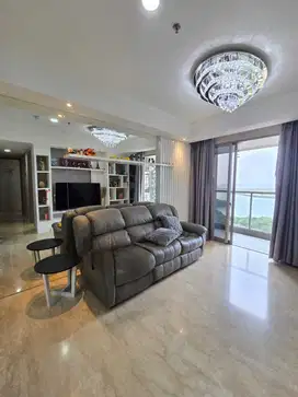 Disewa Apartemen Gold Coast Pik 3BR full furnished interior, sea view