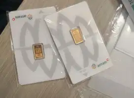 Logam Mulia Antam 1 dan 2 gram